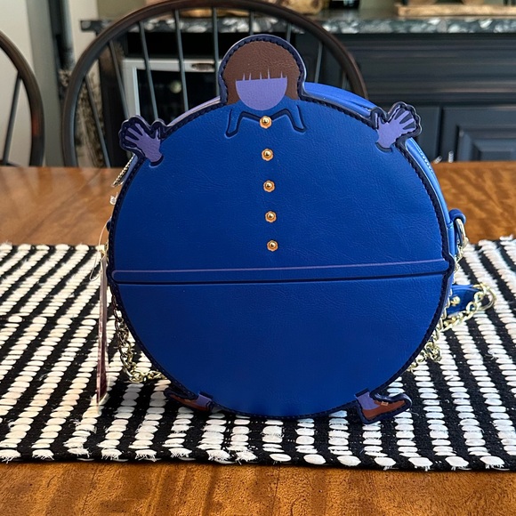 Wamer Bros Willy Wonka Chocolate Factory Violet Beauregarde Blueberry Crossbody - Picture 6 of 16
